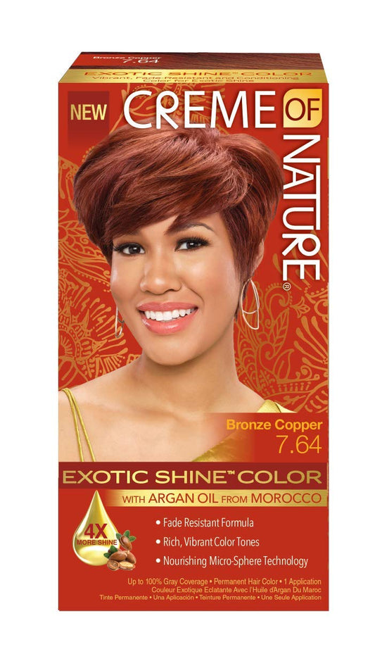 CREME OF NATURE EXOTIC SHINE HAIR COLOR BRONZE COPPER