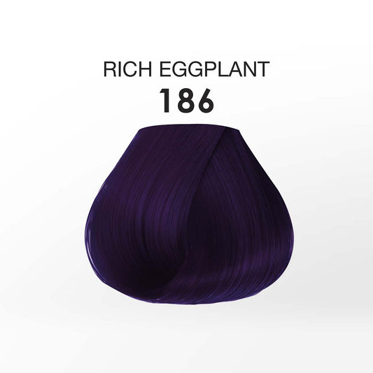 ADORE SHINING SEMI-PERMANENT HAIR COLOR RICH EGGPLANT (186)