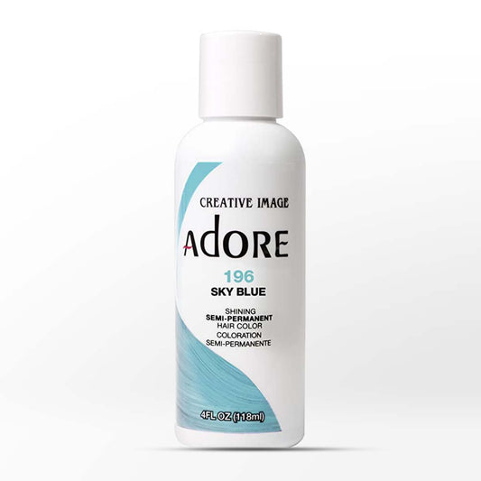 ADORE SHINING SEMI-PERMANENT HAIR COLOR SKY BLUE (196)