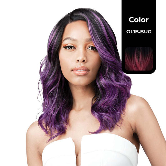 BOBBI BOSS FIRST CLASS HAIR CASCY BOSS 13"x4" DEEP LACE WIG COLOR OL1B.BUG