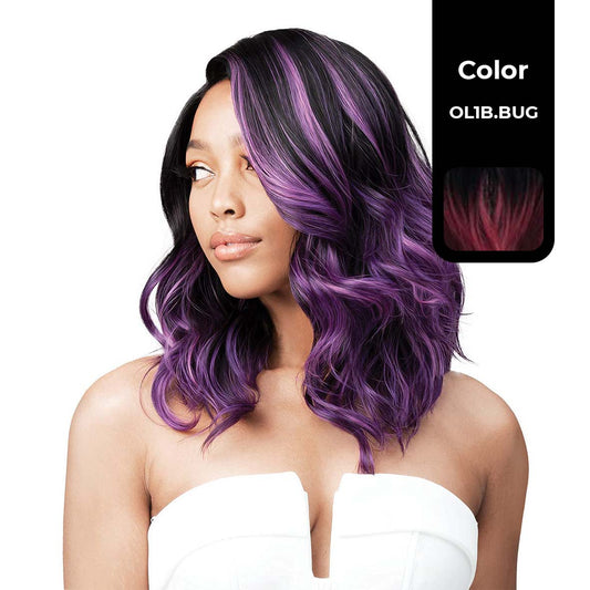 BOBBI BOSS FIRST CLASS HAIR CASCY BOSS 13"x4" DEEP LACE WIG COLOR OL1B.BUG