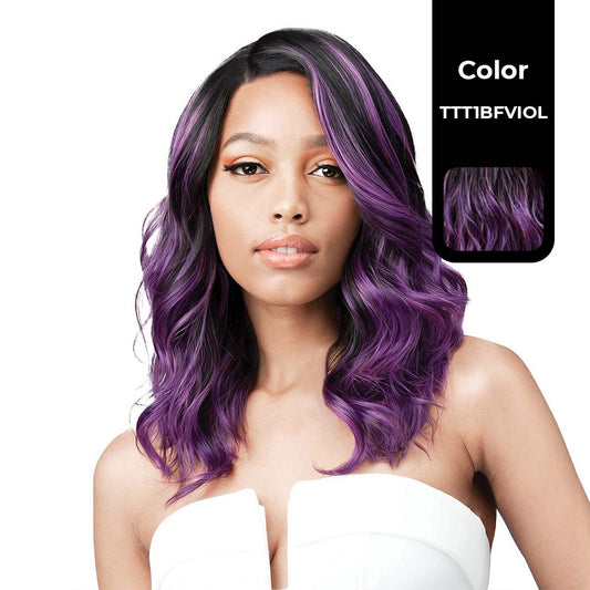 BOBBI BOSS FIRST CLASS HAIR CASCY BOSS 13"x4" DEEP LACE WIG COLOR TTT1BFVIOL