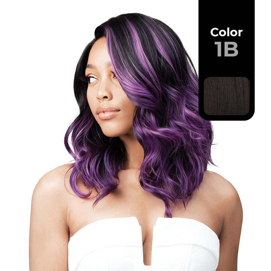 BOBBI BOSS FIRST CLASS HAIR CASCY BOSS 13"x4" DEEP LACE WIG COLOR 1B