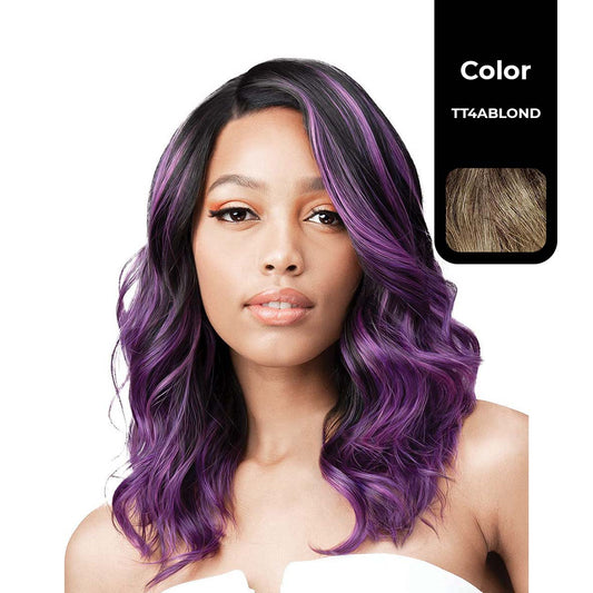 BOBBI BOSS FIRST CLASS HAIR CALANDRIA BOSS 13"x4" DEEP LACE WIG COLOR TT4ABLOND