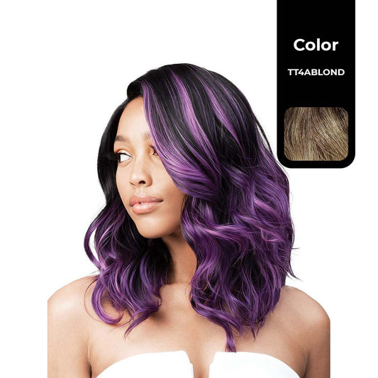 BOBBI BOSS FIRST CLASS HAIR CALANDRIA BOSS 13"x4" DEEP LACE WIG COLOR TT4ABLOND