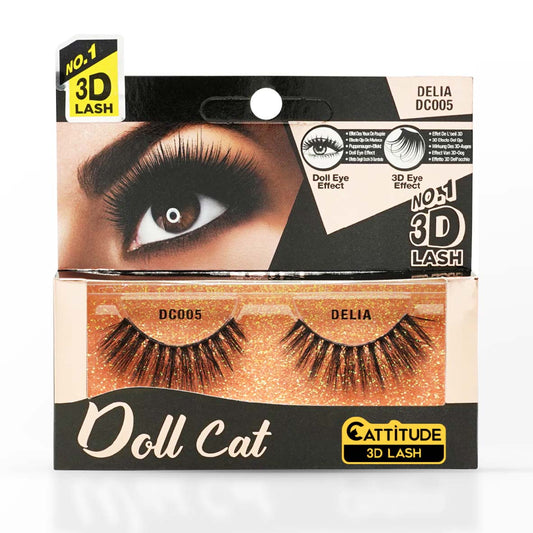 EBIN NEW YORK DELIA DOLL CAT CATTITUDE 3D LASH DC005