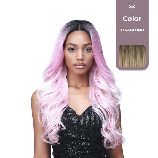 BOBBI BOSS FIRST CLASS HAIR EMILIA UPDO BOSS 13x2 DEEP LACE WIG COLOR TT4ABLON