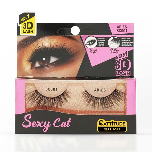 EBIN NEW YORK ARIES SEXY CAT CATTITUDE 3D LASH SC001