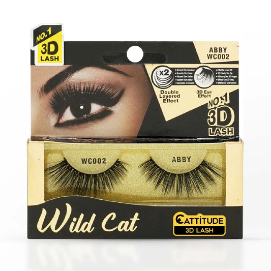 EBIN NEW YORK ABBY WILD CAT CATTITUDE 3D LASH WC002