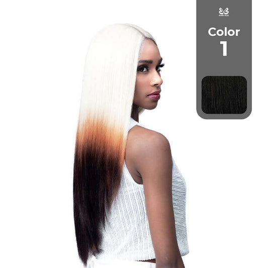 BOBBI BOSS FIRST CLASS BABY HAIR JAMIE TRULY ME EVERYDAY WEAR BOSS LACE WIG COLOR 1