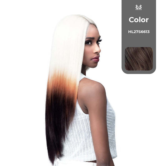 BOBBI BOSS FIRST CLASS BABY HAIR JAMIE TRULY ME EVERYDAY WEAR BOSS LACE WIG COLOR HL27S6613