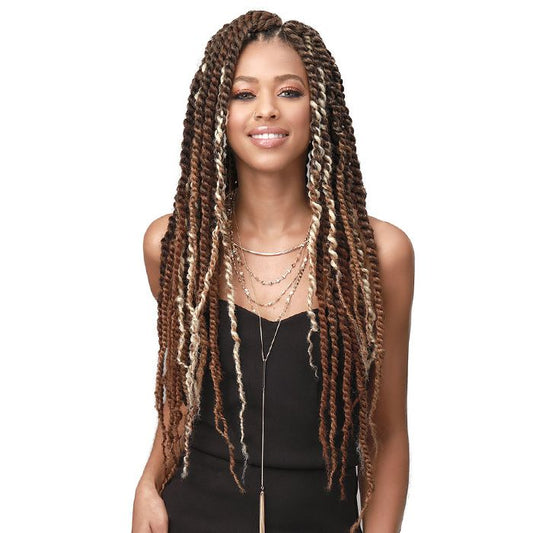 BOBBI BOSS 3X PRE-STRETCHED JAMAICA BRAID 18" COLOR 1B