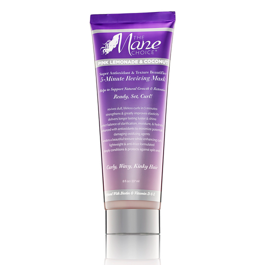 THE MANE CHOICE PINK LEMONADE & COCONUT SUPER ANTIOXIDANT & TEXTURE BEAUTIFIER 5-MINUTE REVIVING MASK
