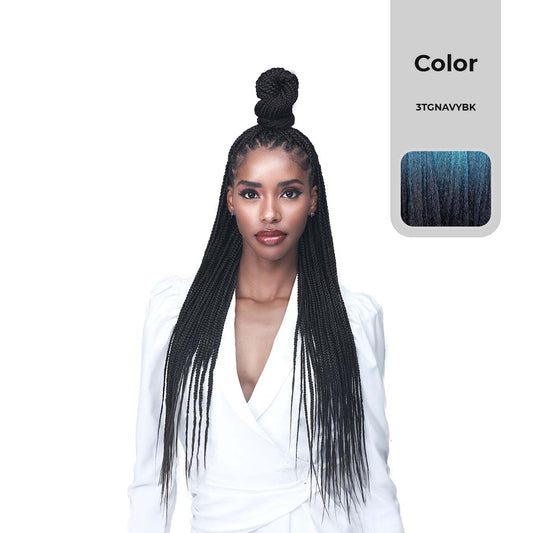 BOBBI BOSS 3X KNOTLESS PRE-STRETCHED BRAID COLOR 3TGNAVYBK