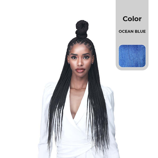 BOBBI BOSS 3X KNOTLESS PRE-STRETCHED BRAID COLOR OCEAN BLUE
