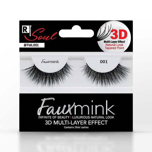 RESPONSE SOUL 3D MULTI-LAYER EFFECT FAUXMINK LASH (001)