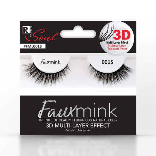 RESPONSE SOUL 3D MULTI-LAYER EFFECT FAUXMINK LASH (001S)
