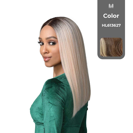 BOBBI BOSS FIRST CLASS HAIR ELENA HD ULTRA SCALP ILLUSION BOSS 13"x7" DEEP LACE WIG COLOR HL613627