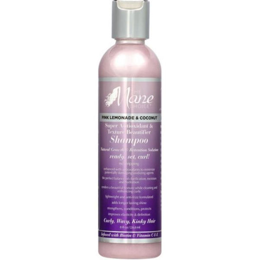 THE MANE SHAMPOO PINK LEMONADE & COCONUT SUPER ANTIOXIDANT & TEXTURE BEAUTIFIER SHAMPOO
