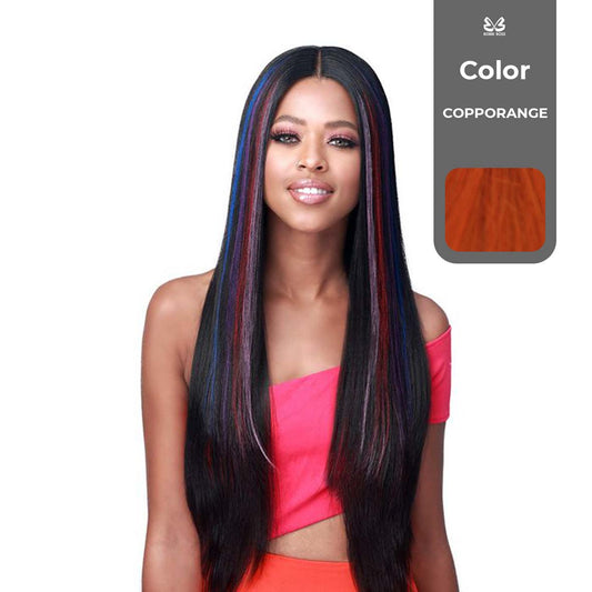 BOBBI BOSS FIRST CLASS HAIR VELVET BOSS LACE WIG COLOR COPPORANGE