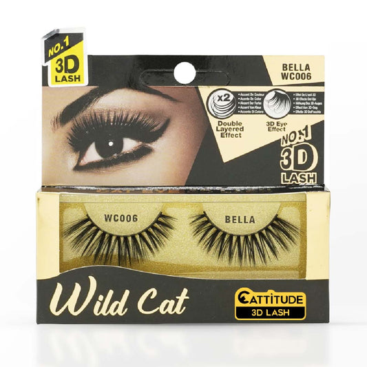 EBIN NEW YORK BELLA WILD CAT CATTITUDE 3D LASH WC006