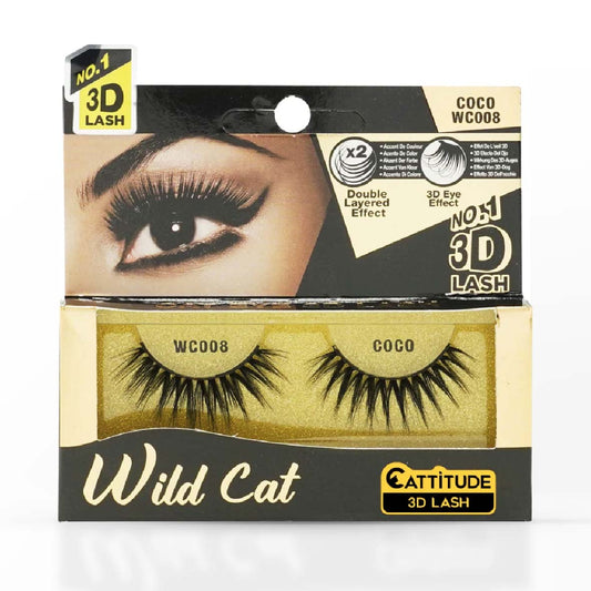 EBIN NEW YORK COCO WILD CAT CATTITUDE 3D LASH WC008
