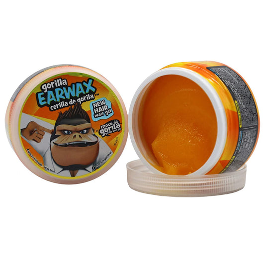 MOCO DE GORILA GORILLA EARWAX CERILLA DE GORILA WET LOOK HAIR WAX GEL (ORANGE)