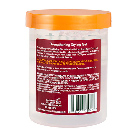 CANTU SHEA BUTTER STRENGTHENING STYLING GEL (JAMAICAN BLACK CASTOR OIL)