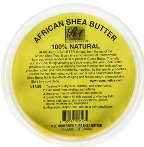 MJ 100% NATURAL AFRICAN SHEA BUTTER SMALL (YELLOW)