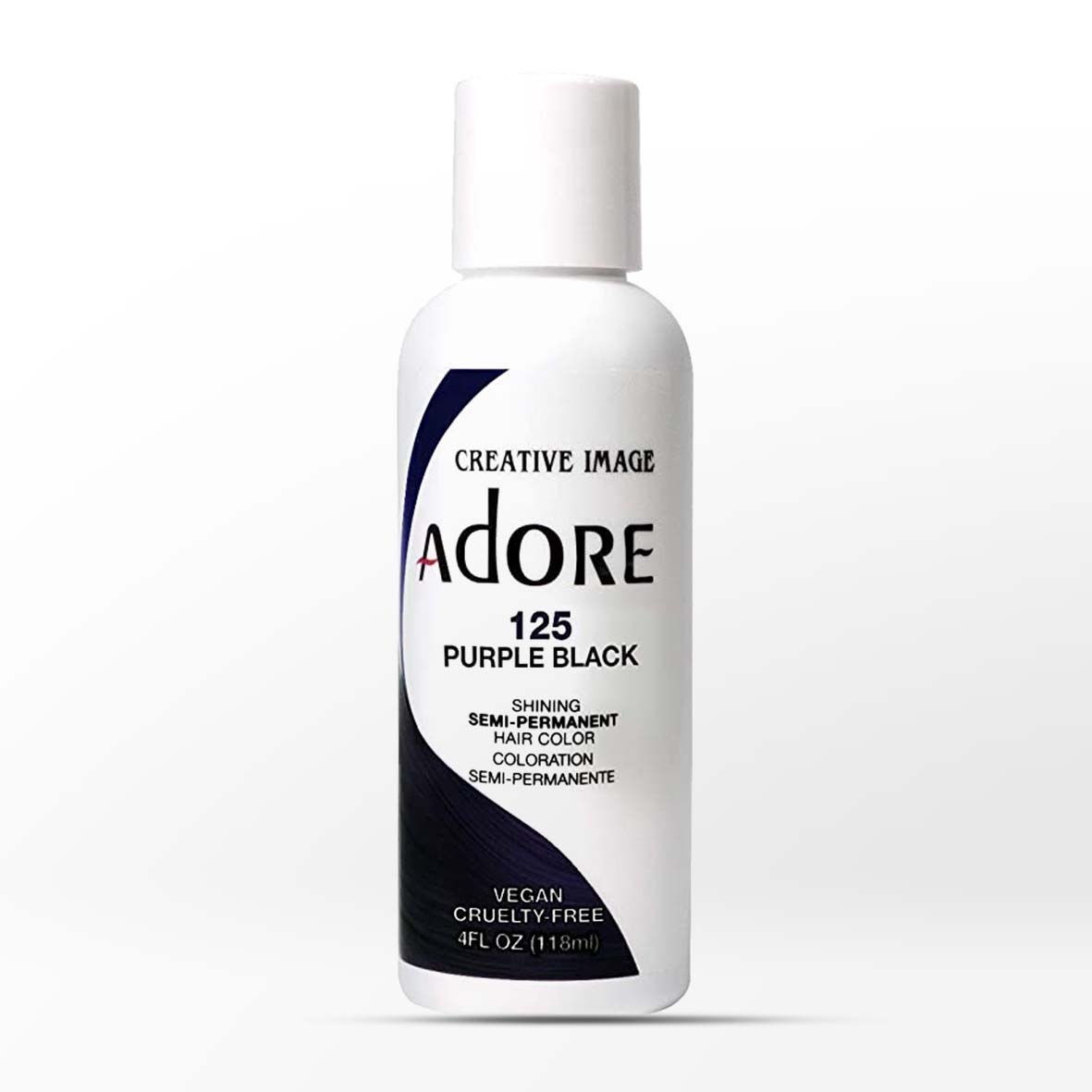 ADORE SHINING SEMI-PERMANENT HAIR COLOR PURPLE BLACK (125)