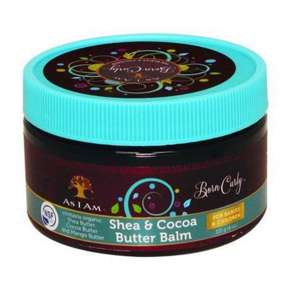 AS I AM BORN CURLY SHEA & COCOA BUTTER BALM FOR BABIES & CHILDREN