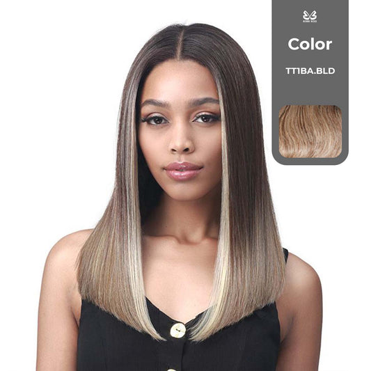 BOBBI BOSS FIRST CLASS HAIR NARINDA BOSS 13"x4" DEEP LACE WIG COLOR TT1BA.BLD