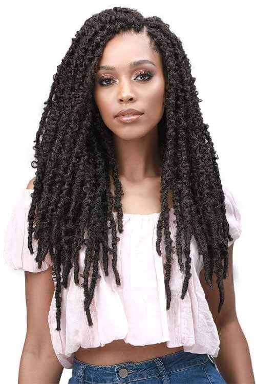 BOBBI BOSS 3X CALI BUTTERFLY LOCS 18" COLOR T1B350