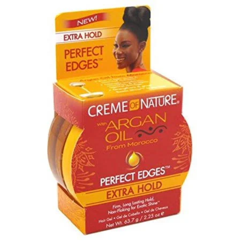 CREME OF NATURE ARGAN OIL PERFECT EDGES EXTRA FIRM HOLD 48 HOUR