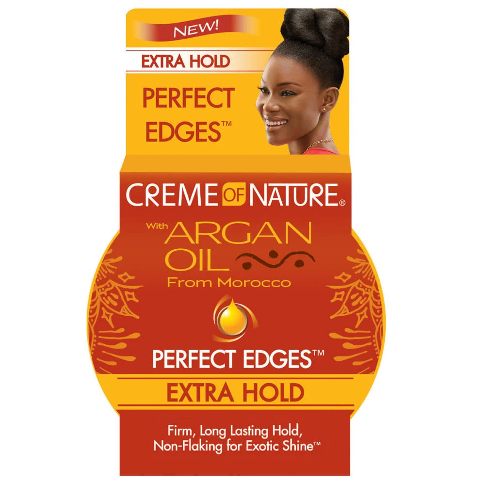 CREME OF NATURE ARGAN OIL PERFECT EDGES EXTRA FIRM HOLD 48 HOUR