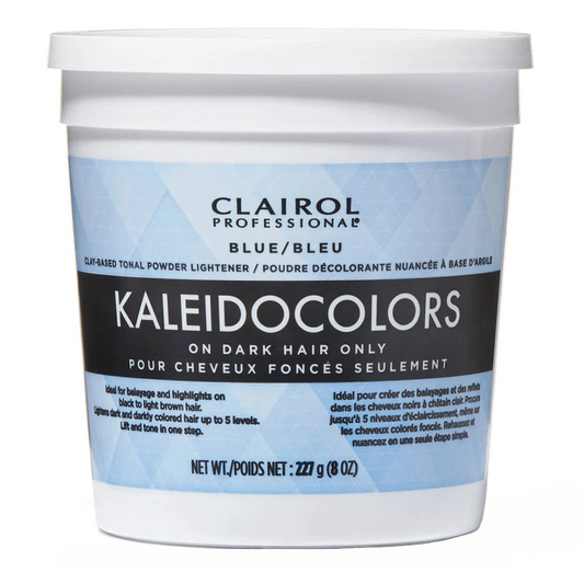 CLAIROL PROFESSIONAL KALEIDOCOLORS ON DARK HAIR ONLY BLUE CLAY-BASED TONAL POWDER LIGHTENER