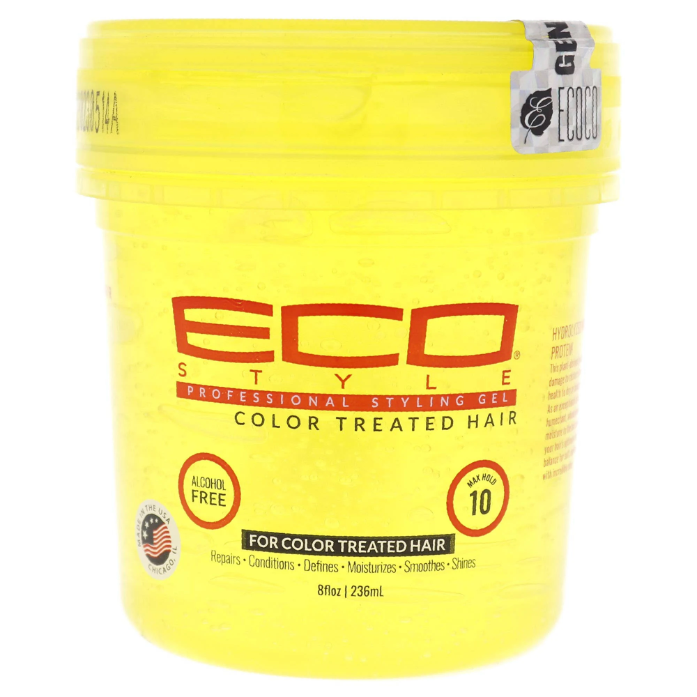 ECO STYLE PROFESSIONAL COLOR TREATED HAIR STYLING GEL SM (YEL)