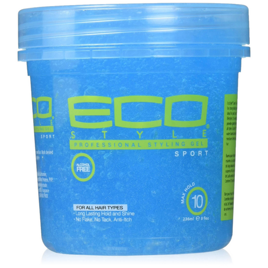 ECO STYLE PROFESSIONAL STYLING GEL SPORT EXTRA HOLD FOR ACTIVE LIFESTYLES SM (BLUE)