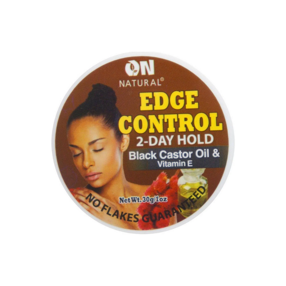 ON NATURAL GROWTH EDGE CONTROL 2-DAY HOLD W/BLACK CASTOR OIL & VITAMIN E
