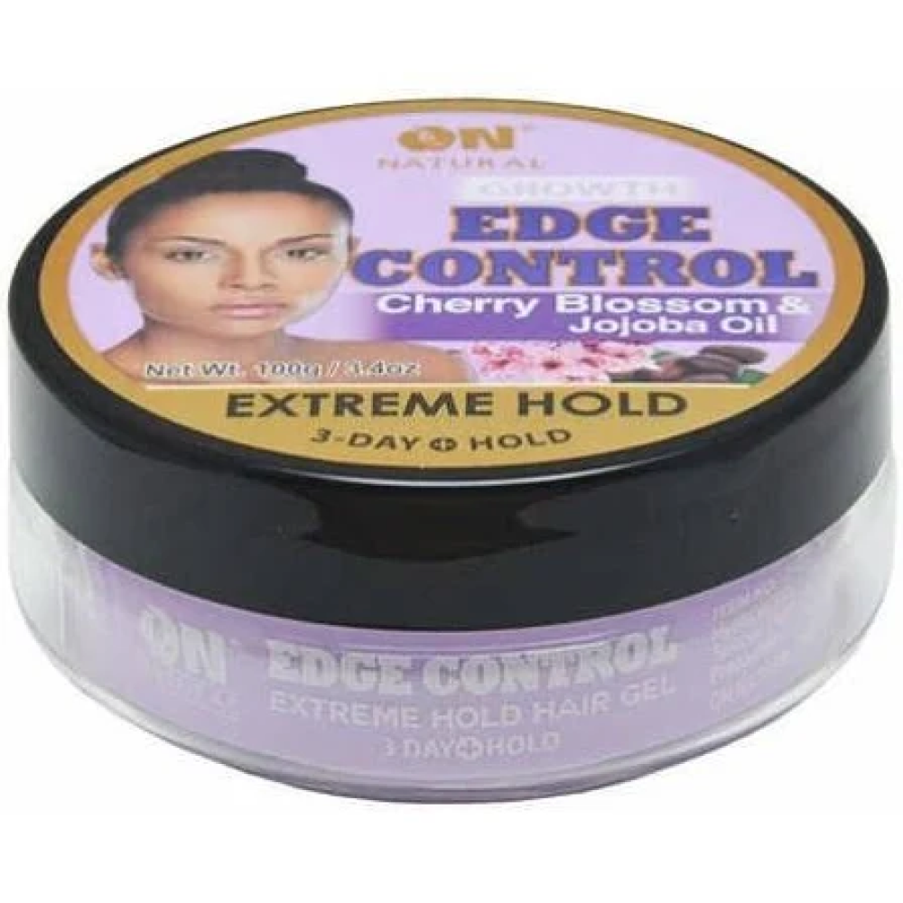 ON NATURAL 3-DAY + HOLD GROWTH EDGE CONTROL CHERRY BLOSSOM & JOJOBA OIL EXTREME HOLD