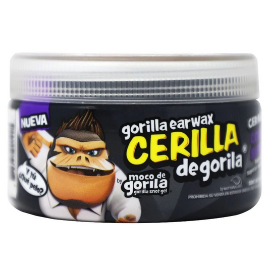 MOCO DE GORILA GORILLA EARWAX CERILLA DE GORILA SUPERIOR CONTROL HAIR WAX GEL (BLACK)