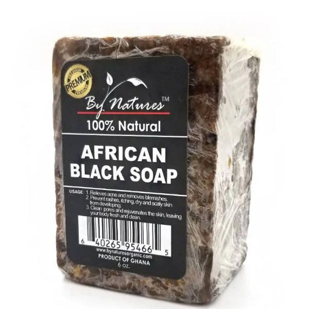 BY NATURE 100% NATURAL AFRICAN BLACK SOAP