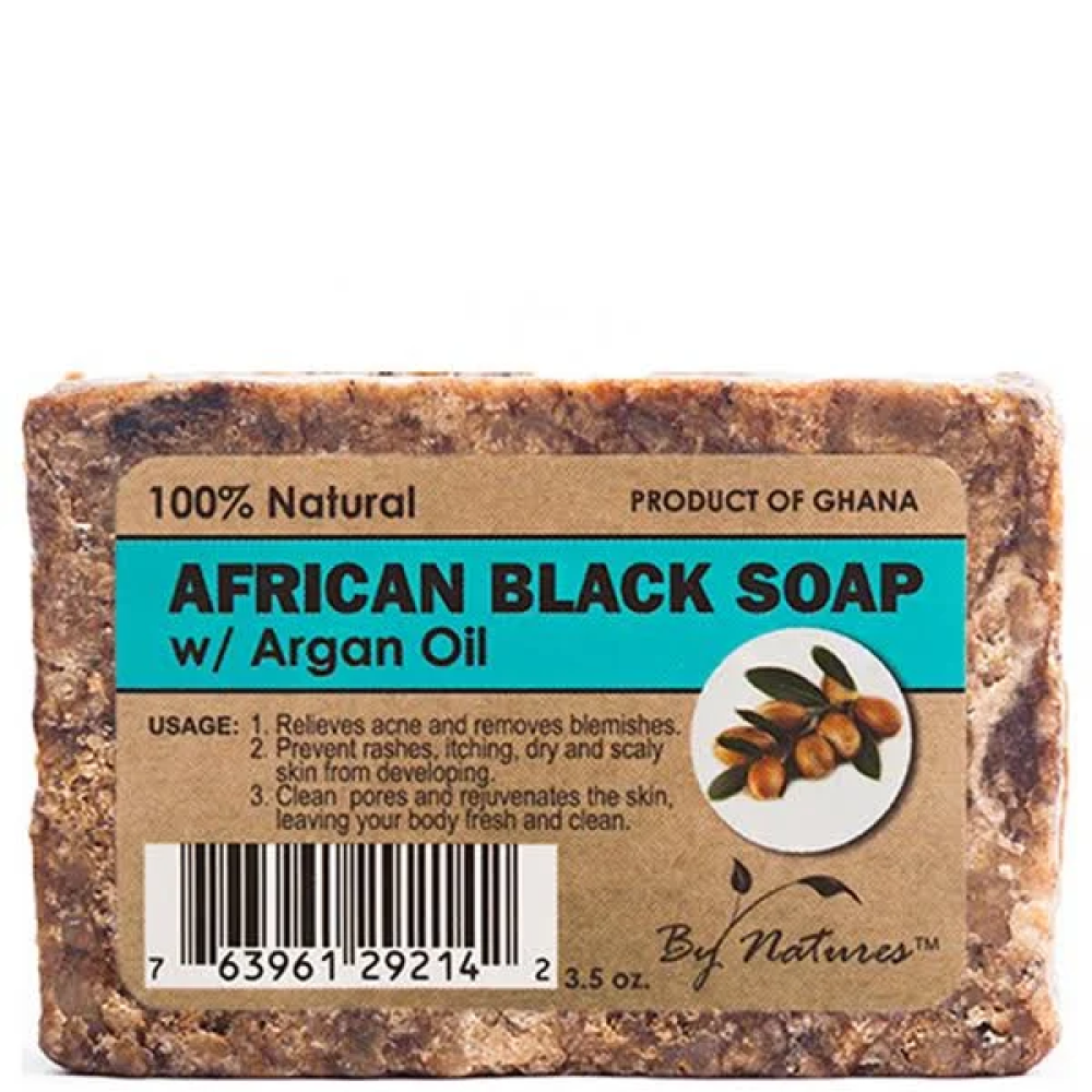 BY NATURE 100% NATURAL AFRICAN BLACK SOAP ARGAN OIL