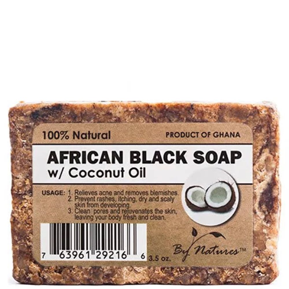 BY NATURE 100% NATURAL AFRICAN BLACK SOAP COCONUT OIL