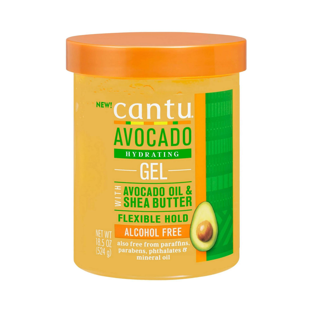 CANTU AVOCADO HYDRATING GEL FLEXIBLE HOLD (AVOCADO OIL & SHEA BUTTER)