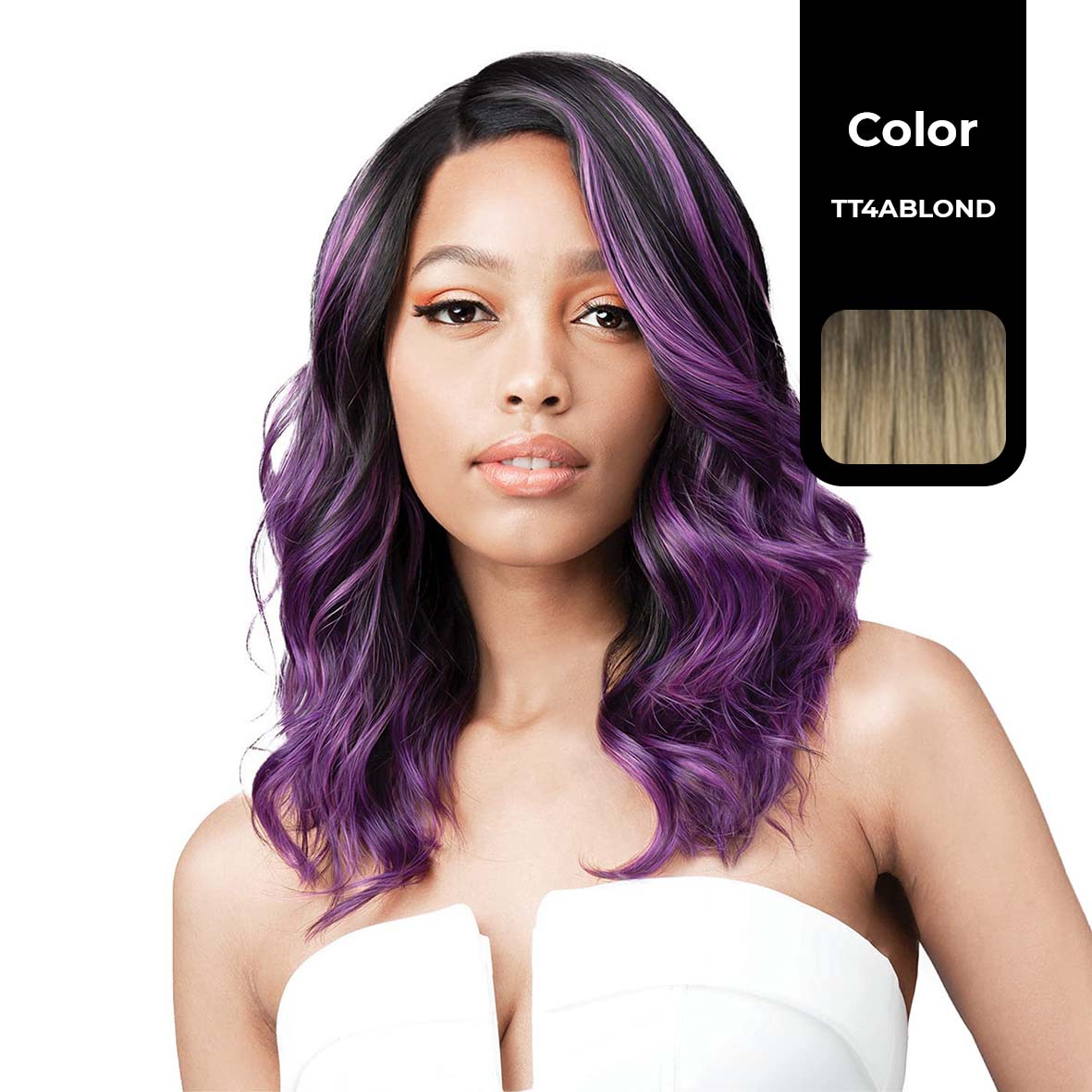 BOBBI BOSS FIRST CLASS HAIR CASCY BOSS 13"x4" DEEP LACE WIG COLOR TT4ABLOND