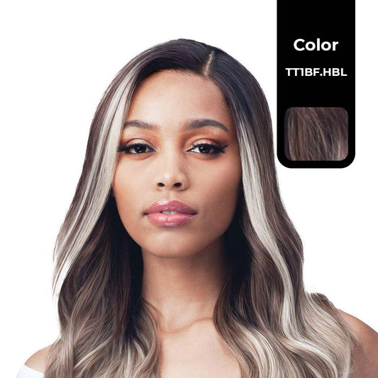 BOBBI BOSS FIRST CLASS HAIR CALANDRIA BOSS 13"x4" DEEP LACE WIG COLOR TT1BF.HBL