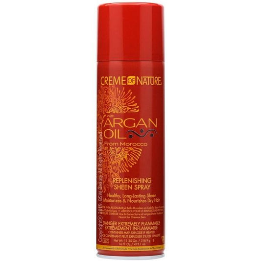 CREME OF NATURE CERTIFIED NATURAL ARGAN OIL FROM MOROCCO REPLENISHING SHEEN SPRAY