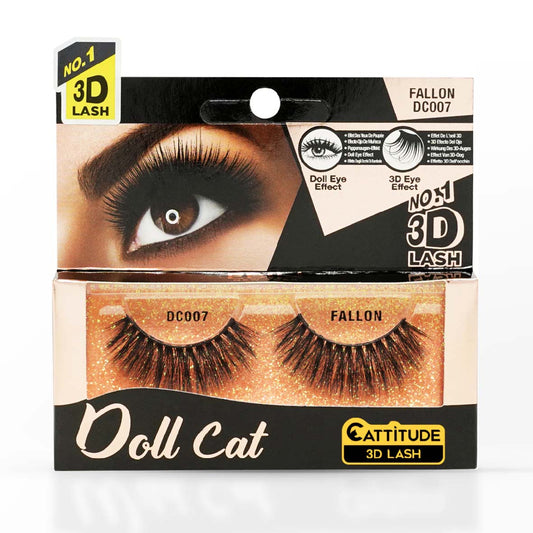 EBIN NEW YORK FALLON DOLL CAT CATTITUDE 3D LASH DC007