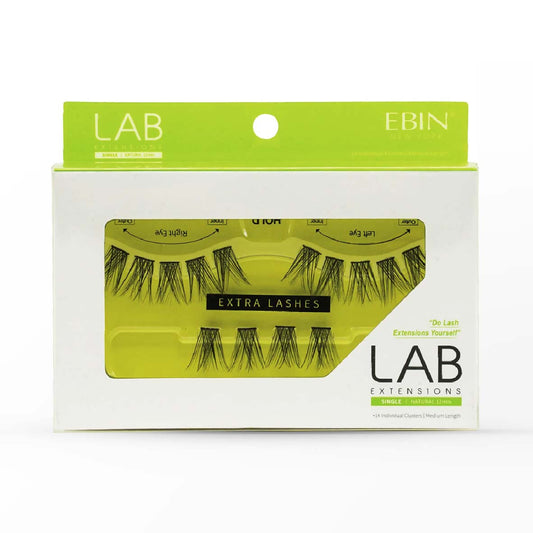 EBIN NEW YORK LAB EXTENSIONS SINGLE INDIVIDUAL LASHES 12MM